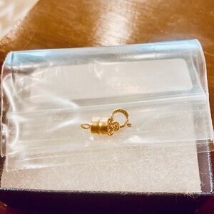 14K Gold Filled 4mm Magnetic Clasp Converter For Necklaces / Bracelets with 5mm